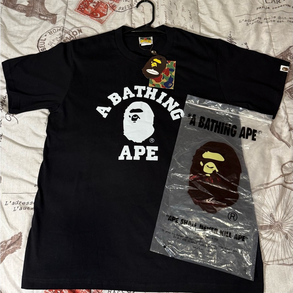 BAPE Black Graphic Tee